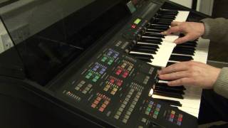 Yamaha Electone Organ HS8 Short Demo [upl. by Gatian941]