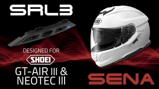 Sena SRL3  Shoei GTAir III Install  Overview  Motorcycle Comms [upl. by Koorb]