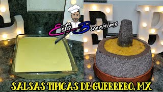 🔴SALSA ROBERTINA Y SALSA DE CIRUELA Salsas de Guerrero  Salsas Mexicanas [upl. by Llerrehc]