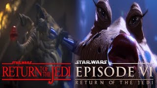 Lapti Nek amp Jedi Rocks  Jabba Dance Scene Comparison  Return Of The Jedi [upl. by Radbun]