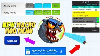 AGARIO NEW MACRO ZOOMCRASH FIX ANDROID AND IOS AGARIO MOBILE [upl. by Letitia207]