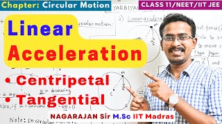 4 Centripetal and Tangential Acceleration  Radial  NEET JEE Mains CBSE State Board 2024 class 11 [upl. by Anair]