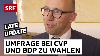 Umfrage bei BDP und CVP zu den Wahlen  Late Update mit Michael Elsener  Comedy  SRF [upl. by Bertle]