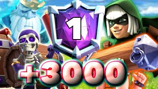 🇯🇵1🌏4 amp🏆3000 with Wb Bridge Spam🥰Clash Royale [upl. by Tad782]