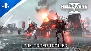 Helldivers 2  Automaton PreOrder Trailer  PS5 amp PC Games [upl. by Tremayne]