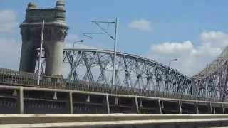 Anghel Saligny Bridge over Danube River in Romania historical Monument [upl. by Grof]