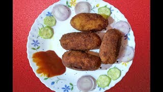 Egg Devil with Fish Keema  মাছের পুর দিয়ে ডিমের ডেভিল  Macher pur dia Dimer Chop [upl. by Kappenne365]