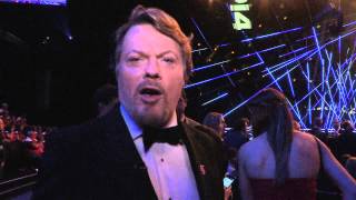 Behind the scenes with Eddie Izzard at BBC Sports Personality of the Year 2014 [upl. by Lyris]