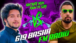 🥵619 BASHA VS HACKER FM RADIO YT Full HEAVY SCENE M416 1v1 TDM👿 [upl. by Anais]