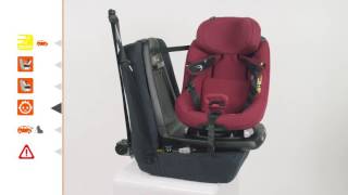 Guideline to install your top tether isofix car seat  MaxiCosi [upl. by Jelene]