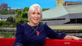 ExMP Nadine Dorries on her political memoirs upsetting Tory Party 09Nov23 [upl. by Aniretac]