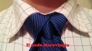 Il nodo merovingio Come annodare la cravatta [upl. by Eleni]