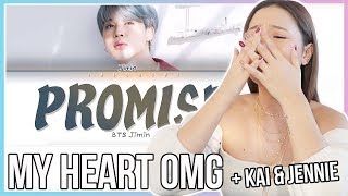 BTS JIMIN 지민  Promise 약속 REACTION  MY THOUGHTS ON KAI AND JENNIE DATING [upl. by Ayr]