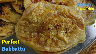 నేతి బొబ్బట్లు  PuranPoli  How to make perfect Bobbatlu at Home in Telugu by Vismai Food [upl. by Euseibbob903]