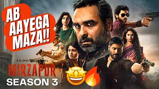 Mirzapur 3 TRAILER  Release Date  Mirzapur Season 3 REACTION  Roops Ka Review [upl. by Dnivra717]