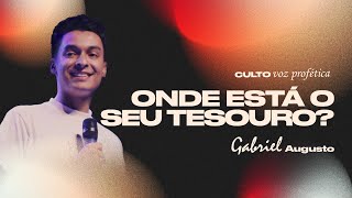 ONDE ESTÁ O SEU TESOURO  Gabriel Augusto  Ágape Chama no Altar [upl. by Willmert]