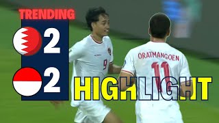 AFC indonesia vs bahrain 2024  highlight [upl. by Sikes]