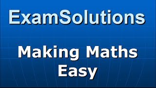 Cumulative distribution function Fy  S1 Edexcel June 2013 Q5de  ExamSolutions Maths Revision [upl. by Oettam]