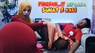 Ibu hamil ngidam sunat dua kali  Drama lucu mama Anty dan Yazzaka [upl. by Placida432]