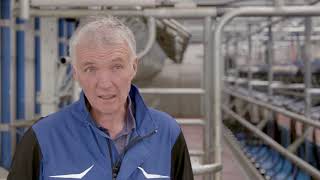 Customer story Billy O’Connor  DeLaval Parlour milking system P100 [upl. by Naud982]