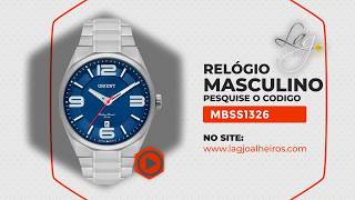 Relógio Orient Masculino Original  MBSS1326 D2SX [upl. by Eylrac]