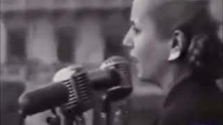 Eva Perón Discurso con el pueblo y voto femenino [upl. by Fania]