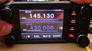 Yaesu FTM400DR System Fusion C4FM Dual Band VHFUHF Transceiver [upl. by Nosredna]