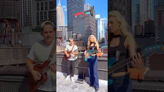 Jamming with Blu DeTiger on a NYC rooftop [upl. by Lennon]