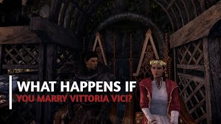 Skyrim  What happens if you marry Vittoria Vici [upl. by Lain]