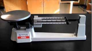 Tutorial Triple Beam Balance [upl. by Attenrad]