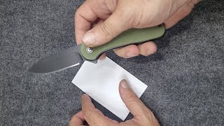 Civivi Elementum II Knife 🍀 Cutting Paper [upl. by Brinson]