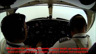 IFR flight in real time  cockpit video with ATC [upl. by Antoinette630]