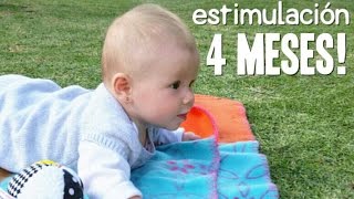 Actividades Bebé 4 meses  Estimulación Temprana [upl. by Atiekahs]