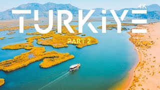 TÜRKİYE 4K DRONE ÇEKİMİ  Türkiyeyi Gökyüzünden Seyret  PART 2 [upl. by Yevette]