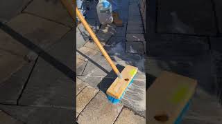 BEST CLEANER YOU HAVE EVER SEEN cleaning brick pavers sealer efflorescence remover salt [upl. by Eva503]