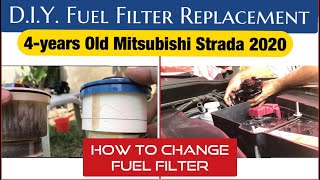 Diesel Fuel Filter Change DiY [upl. by Delastre]