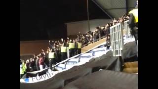 Millwall Fans Singing quotWe Are Millwall Songquot Away At Oxford United [upl. by Kial]