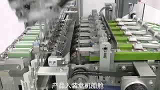 Sachet into box robot packing machine [upl. by Tristis]