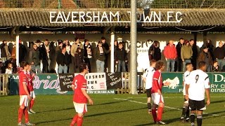 Faversham Town v Whitstable Town  Jan 2015 [upl. by Ivers443]