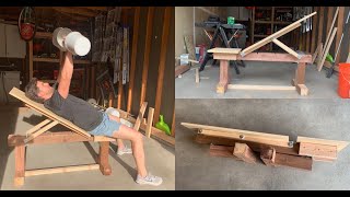 DIY Adjustable Weight Bench  Step by Step Tutorial [upl. by Rysler503]