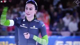 NK schaatsen Thialf Heerenveen 500 meter vrouwen december jaar 2023 Femke Kok  Jutta Leerdam [upl. by Nahguav648]