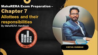 MahaRERA Exam Preparation Chapter 7 Allottees and their responsibilities [upl. by Ahsenit]