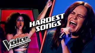 Performing The HARDEST Songs To Sing  The Voice Best Blind Auditions [upl. by Jolene]