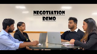 Demonstration of Negotiation Session  Mock Negotiation  Negotiation Process by IFIM ADR Centre [upl. by Wayland]