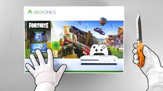 Xbox One quotFORTNITEquot Console Unboxing Eon Skin Bundle Battle Royale Solo Victory Gameplay [upl. by Malca408]