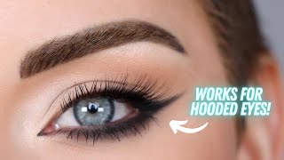 My New Favorite Winged Eyeliner Technique  Winged Eyeliner Tutorial for Beginners [upl. by Dysart711]