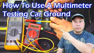 How To Use a Multimeter  Test Cars Ground  Video 3 [upl. by Assiran]