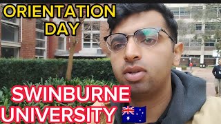 ORIENTATION DAY AT SWINBURNE UNIVERSITY 🇦🇺  INTERNATIONAL STUDENT [upl. by Kyte]