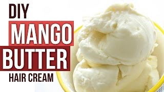 DIY Mango Cupuacu Butter Hair Cream  NO Coconut Oil or Shea Butter [upl. by Bill575]