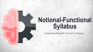 Beyond Method The NotionalFunctional Syllabus [upl. by Errot154]